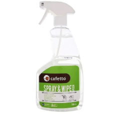 Cafetto Spray & Wipe Cleaner For Coffee Machines 750ml
