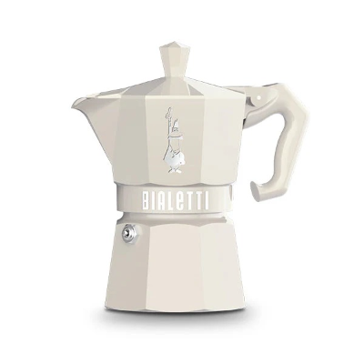 Bialetti Moka Exclusive 3 Cup Cream